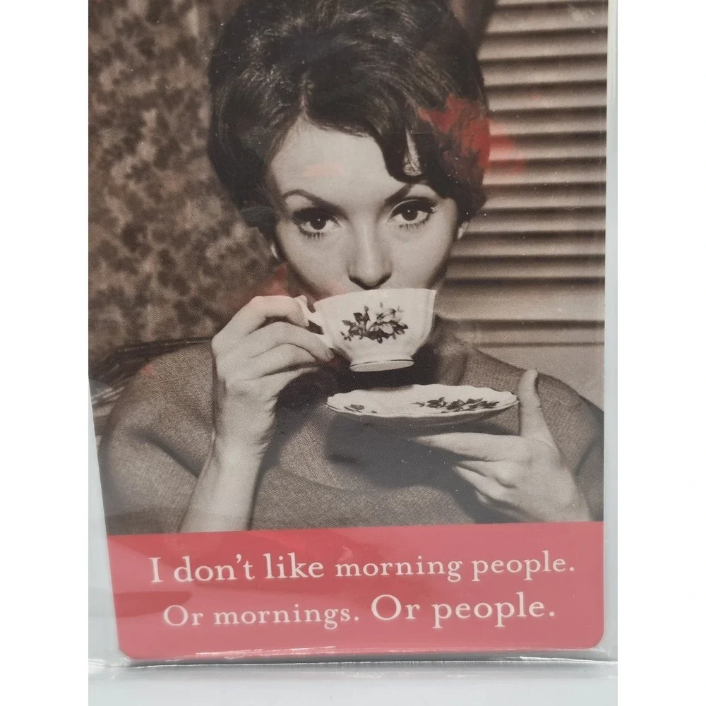 Shannon Martin Morning People Magnet SMM138 Funny Sarcastic Coffee New Sealed